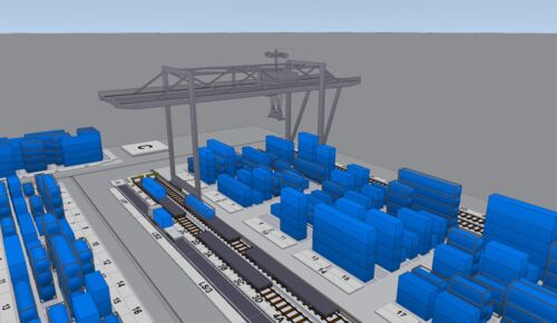 Equipment Logistics System for container terminals