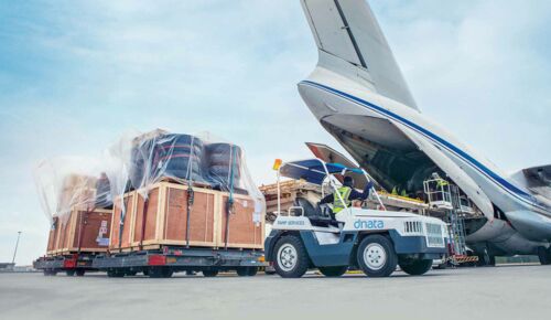 Luftseitiger Cargo Transfer