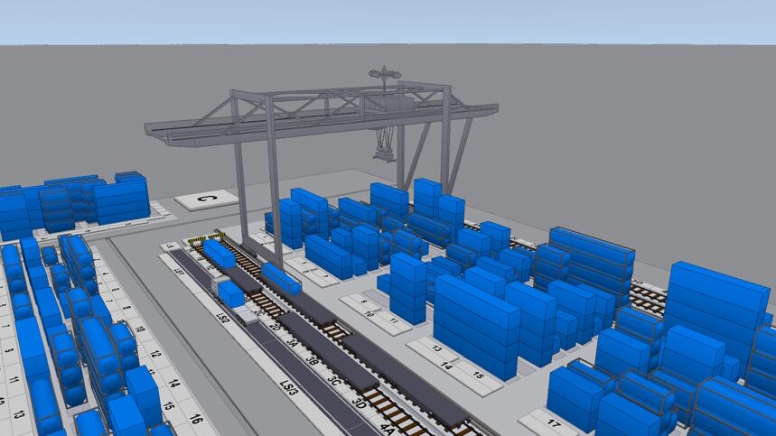 Equipment Logistics System for container terminals